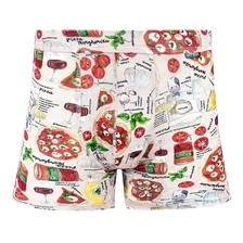 Cueca Boxer Adulta Masculina Estampa Fatias Pizza Wp Connect