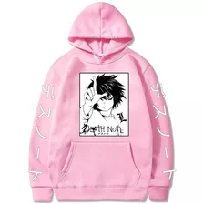 Blusa Moletom Death Note L Lawliet Serie Anime Canguru