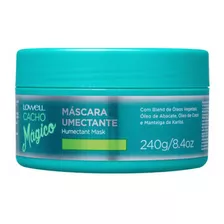 Máscara Umectante Cacho Mágico 240g Lowell Mascara