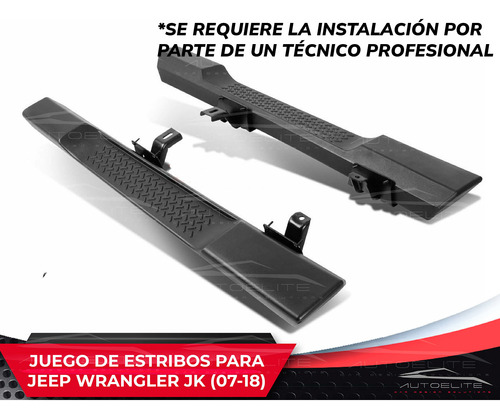 Estribos Jeep Wrangler Rubicon Jk 2 Puertas 2007 - 2017 Foto 7