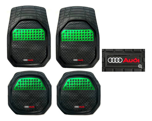 Tapetes Charola Color 3d Logo Audi A6 2022 A 2023 2024 Foto 9