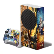 Adesivo Skin Xbox Series S E Dois Controles Naruto B3