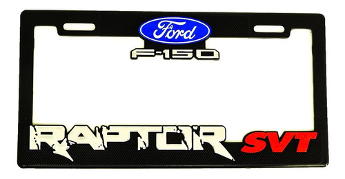  Portaplacas Premium Ford Raptor Juego 2 Piezas Foto 3