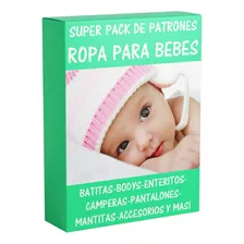 Moldes Y Patrones De Ropa Para Bebés Bodys Enteritos Campera
