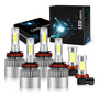 20,000lm 6x Juego De Focos Led 6000k Para Infiniti Ex35