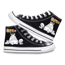 Zapatos De Lona Totoro, Zapatos Planos De Dibujos Animados