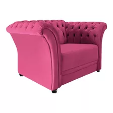 Poltrona Decorativa Chesterfield Sofia Corano Pink- Ds