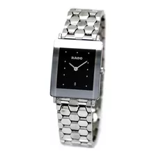 Reloj Rado Hombre Mujer Acero Zafiro Rectangular Calendario