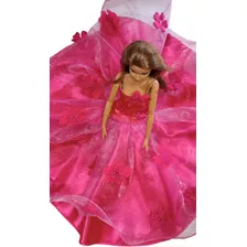 Vestido De Fiesta Para Muñeca Tamaño Barbie, Marca Diva'suy