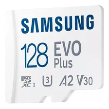 Memoria Micro Sd 128gb Samsung Evo Plus U3 4k A2 V30 C10