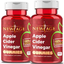 Apple Cider Vinegar Gummies By New Age - 2-pack - 120 Count