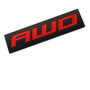 Emblema Sti Para Subaru Wrx Impreza Wrc Negro/rojo