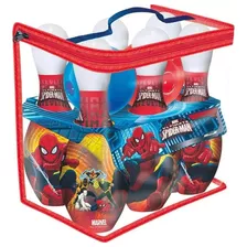 Jogo De Boliche Infantil Homem Aranha Líder Brinquedos - 971