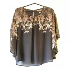 Blusa Divina Camisola Remera Forever 21 Talle S Flores