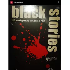 Jogo De Cartas Black Stories 