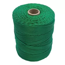 Corda Trançada 2,5mm Verde Bandeira (seda) - Cordaville 286m