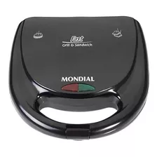 Sanduicheira Fast Grill & Sandwich 750w Mondial S-12 110v