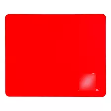 Mouse Pad Tecido Base De Borracha Aderente Office Vermelho