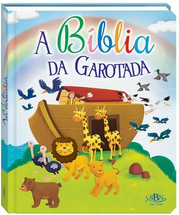 Livro A Bíblia Da Garotada - Infantil Com Belas Ilustrações