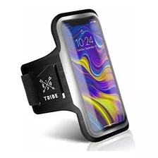 Brazalete Tribe Running Porta Celular - Talle M Negro