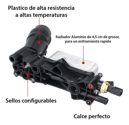 Enfriador Aceite Chrysler Jeep Dodge Cherokee Ram 3.6 L Foto 3