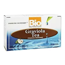 Bio Nutrición Inc. Graviola Té Bolsa 30, 0,02 La Libra.