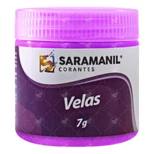 Corante Violeta Fluorescente Vela Saramanil Anilina Óleo 7g