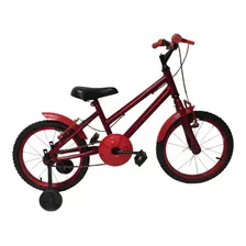 Bicicleta Aro 16 Masculina Vermelho