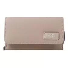 Billetera Varuna Con Rfid Blocker Color Terracota