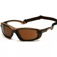 Carhartt Toccoa Safety Glasses, Black/tan Frame, Sandstone