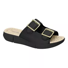 Tamanco Feminino Birken Anabela Modare Com Ajustes Na Fivela