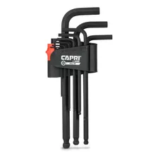 Capri Tools Juego De Llaves Allen, Brazo Largo Bolgrafo Fina