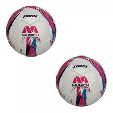 Pelota Munich Force Pu Pro N° 5 Fútbol X 2 Unidades Sgc