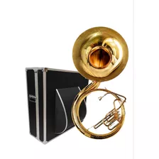 Tuba Sousafon Mercury Jbsh-100l Laton Con Estuche