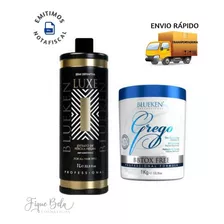 Escova Semi Definitiva Luxe Blueken 1l +bbtox Free Grego 1kg