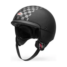 Casco Moto Calle Bell Scout Air Negro/blanco - L