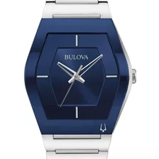 Relógio Bulova Analógico Masculino 96a258 Azul