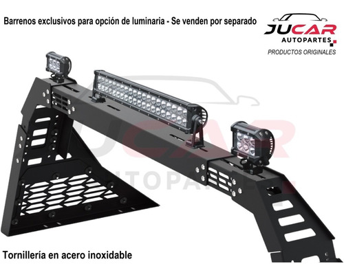 Roll Bar Porta Faros Ford F150 1997-2018 Foto 6