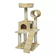 Go Pet Club 50 PuLG. Cat Tree Condo Scratcher Post Pet Bed B