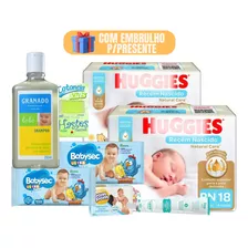 Kit Bebe Higiene Itens Essenciais Para O Bebê Atacado