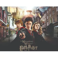 Painel Em Lona Banner Festa Harry Potter 2,00x1,40