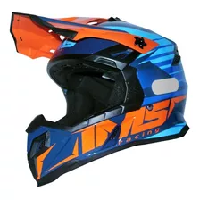 Capacete Competição Ims Extreme Azul Laranja Lançamento 2022