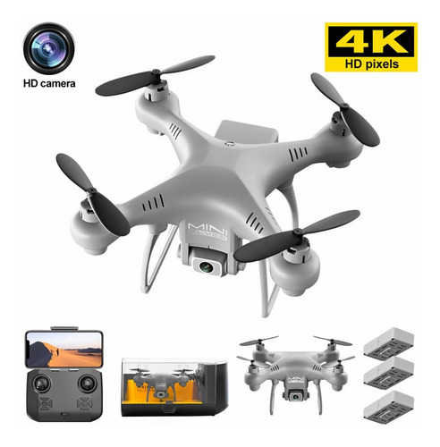 Mini Drones Baratos Camara 4k 3batería Caja De Presentación