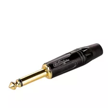 Conector P10 Mono Linha Gold - Cirilo Cabos - Kit Com 5