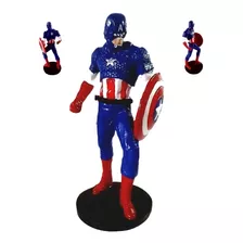 Boneco Capitão América Resina 19cm Promoção !