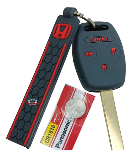 Silicon Funda Llave Honda Civic Accord Con Correa Alta Calid Foto 10