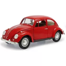 1967 Volkswagen Fusca Beetle Vermelho - 1:18 - Yat Ming