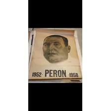 Antiguo Afiche Original Peron