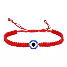 Pulsera Protección Amuleto Poderoso Con Hilo Rojo Ojo Turco