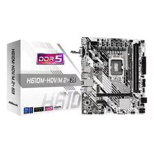 Mother Ascrock H610m-hdv M.2+ D5 Socket S1700 Para Intel